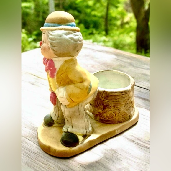 Vintage LUVKINS JASCO Clown Candle Holder - Picture 3 of 6